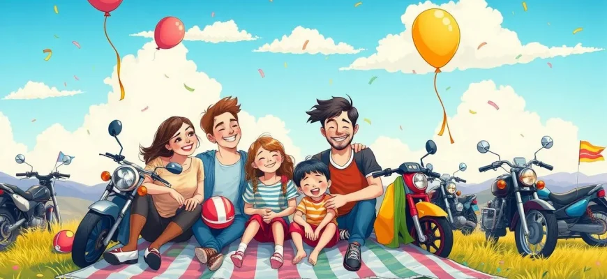 Film per famiglie sui motociclisti