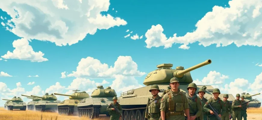 Film di guerra su scuole di carri armati