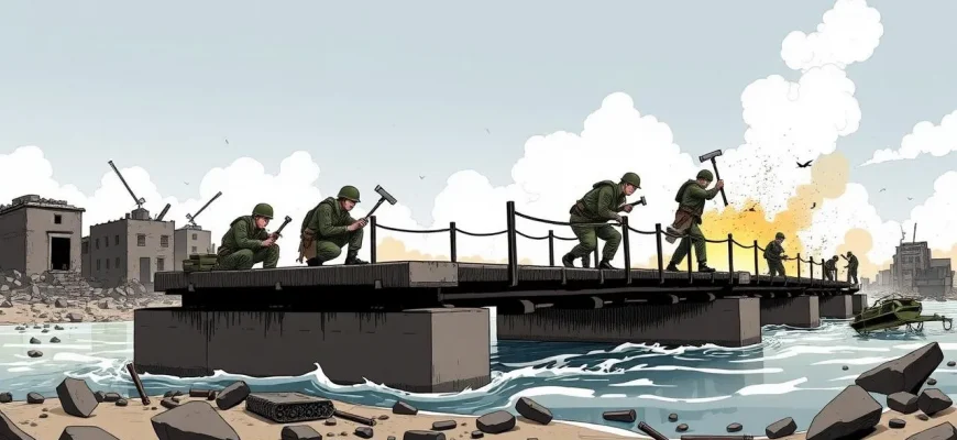 Film di guerra sui ponti di barche