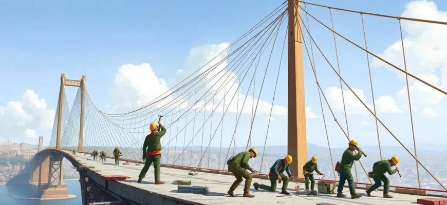 Film di guerra sul restauro dei ponti