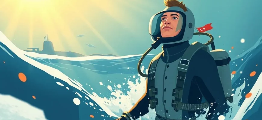 Film di guerra sui lavori subacquei