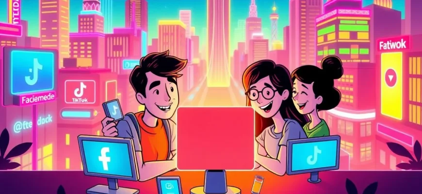 Commedie sui social media