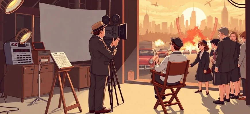 Film d’azione sui set cinematografici Film d’azione sui set cinematografici