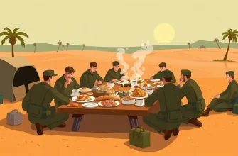 Film di guerra sul cibo per soldati