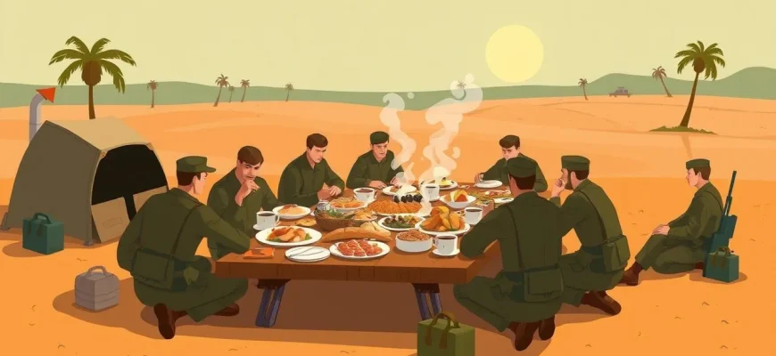 Film di guerra sul cibo per soldati