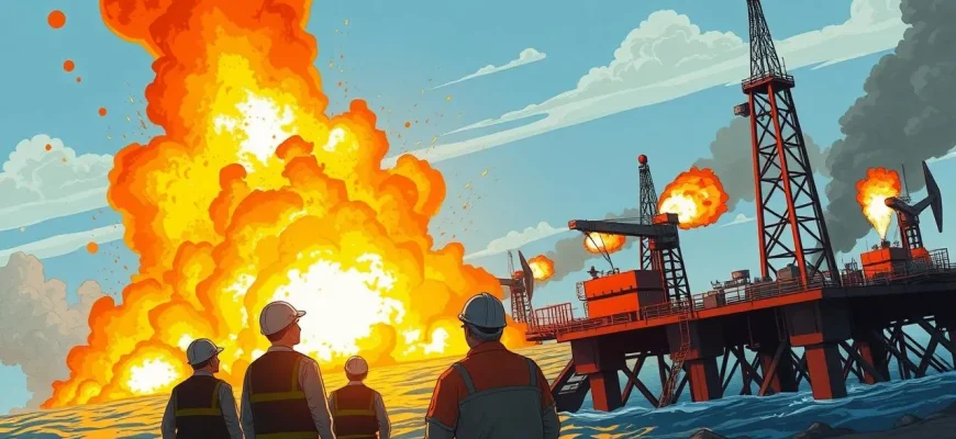 Film su esplosioni su piattaforme petrolifere
