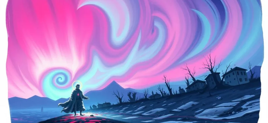 Film Horror con Aurora Boreale