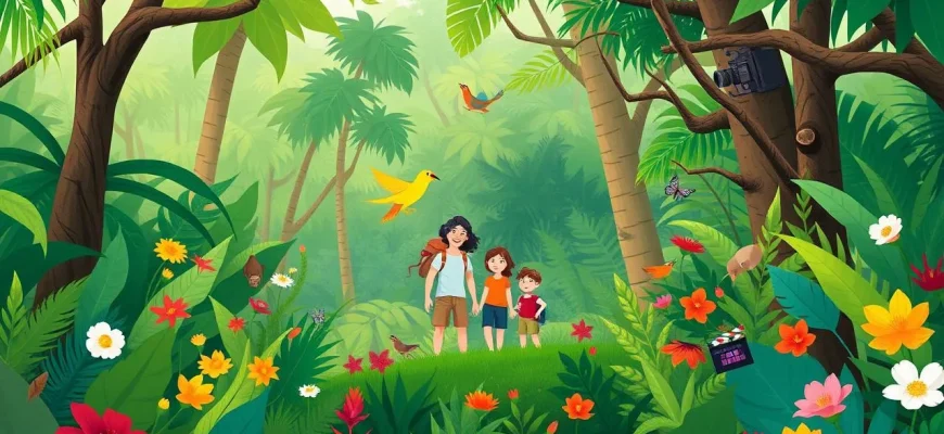 Film di famiglia nella giungla