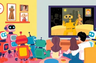 Film di famiglia sui robot