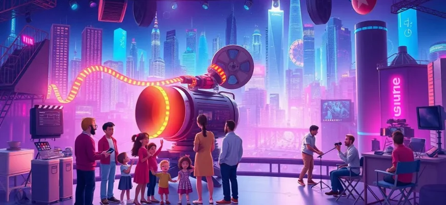 Film per famiglie sui set cinematografici