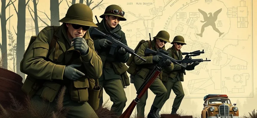 Film di guerra su gruppi di spionaggio