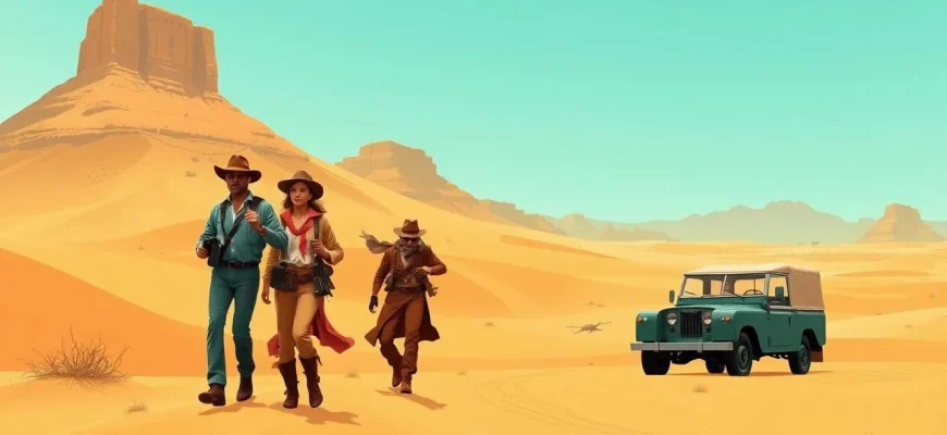 Film d’azione nel deserto del Sahara