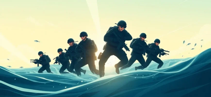 Film di guerra sulle incursioni marine