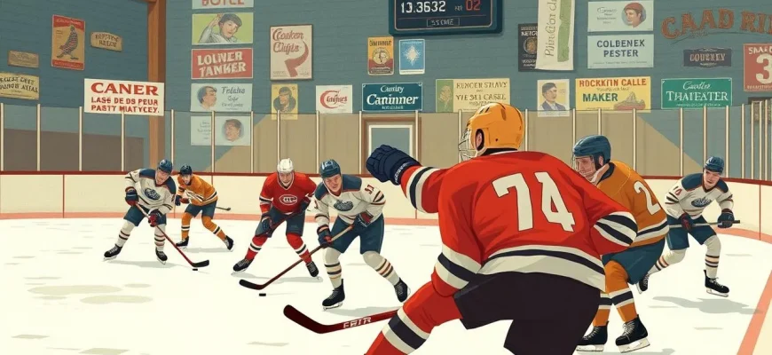 Film d’azione con hokkeisti