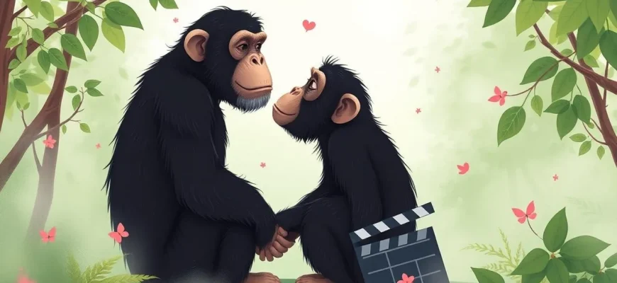 Film d’amore con scimpanzé