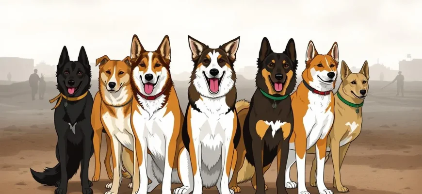 Film di guerra con cani da frontiera Film di guerra con cani da frontiera