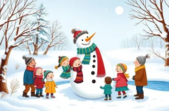 Film di famiglia sui pupazzi di neve