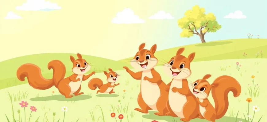 Film di famiglia con scoiattoli