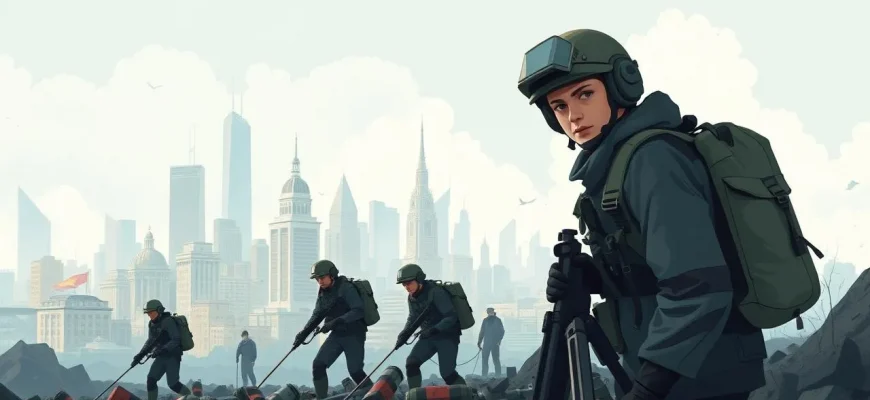 Film di guerra sullo sminamento delle città