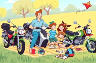 Film in famiglia sui motocicli
