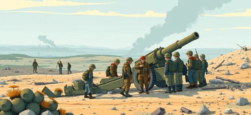 Film di guerra sugli artiglieri