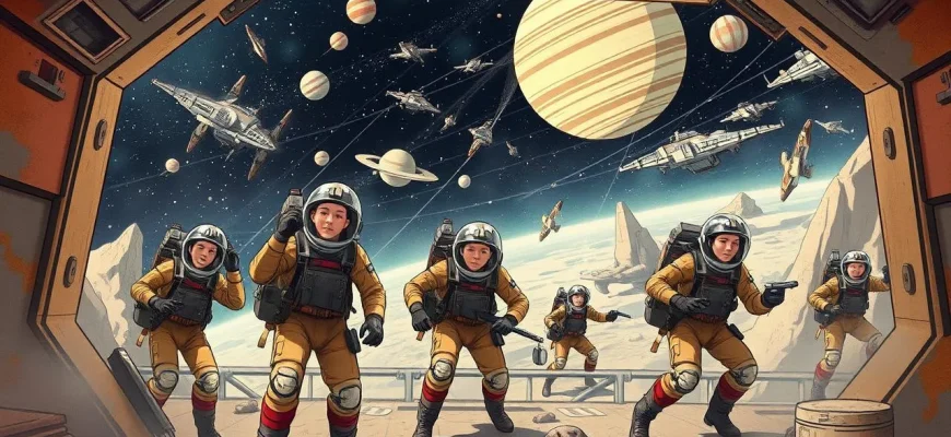 Film d’azione su esploratori spaziali