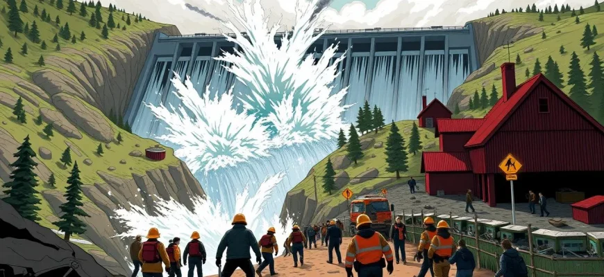 Film sull’evacuazione di una diga