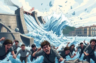 Film su emergenze e salvataggi durante la rottura di dighe