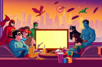 Film di famiglia con squadre di supereroi