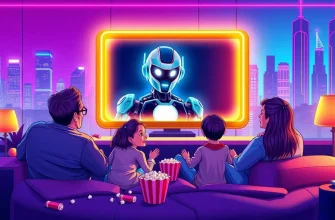 Film di famiglia su robot umanoidi