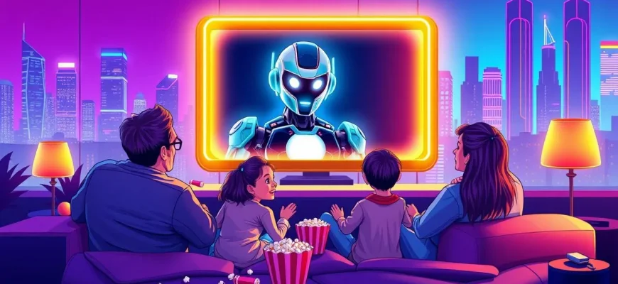 Film di famiglia su robot umanoidi