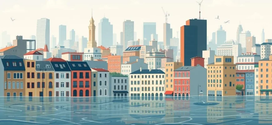 Film su inondazioni in città