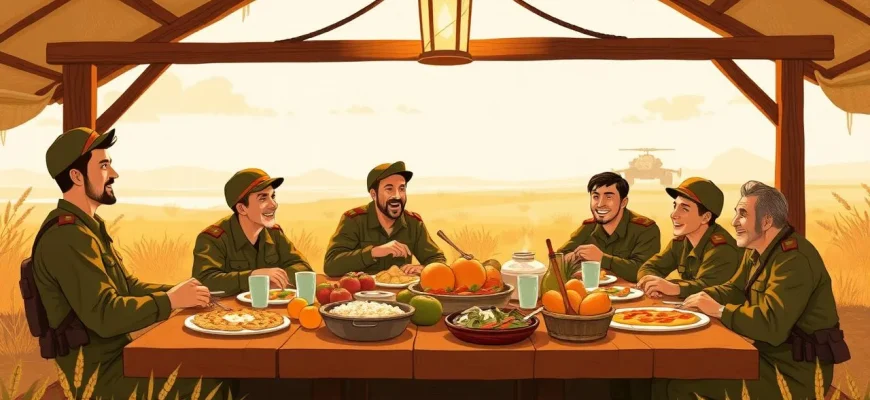 Film di guerra con cucine da campo