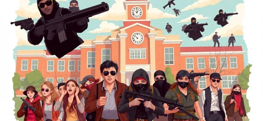 Film d’azione su assalti a scuola