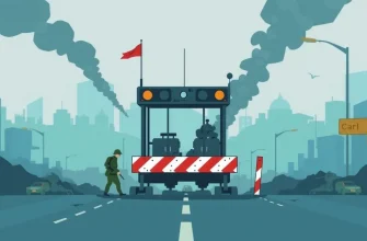 Film di guerra sui blocchi stradali Film di guerra sui blocchi stradali