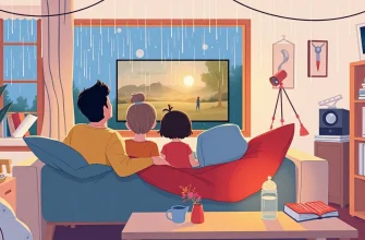 Film di famiglia sotto la pioggia