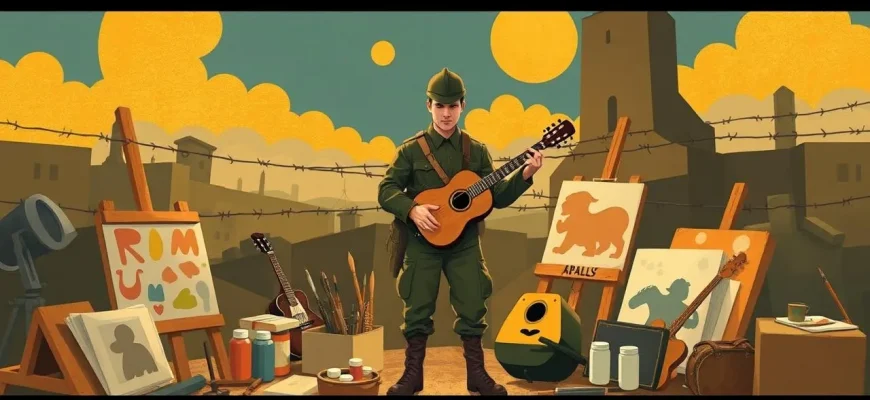 Film di guerra con artisti al fronte Film di guerra con artisti al fronte