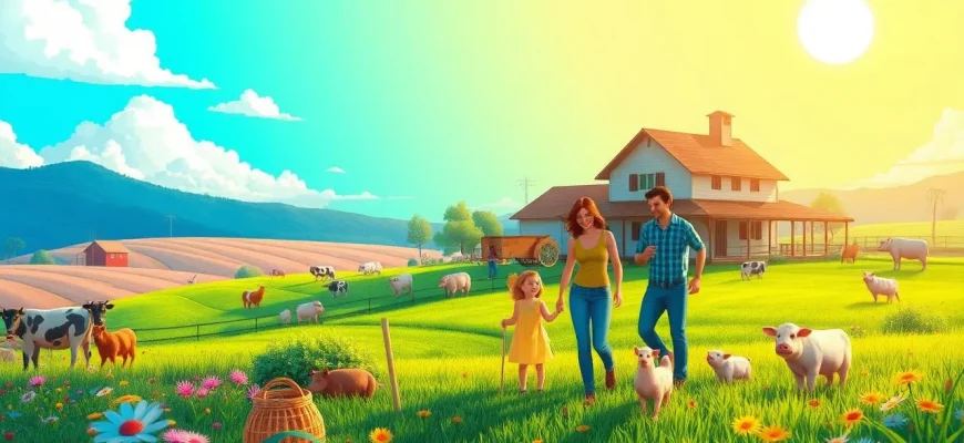 Film di famiglia sulla vita in fattoria