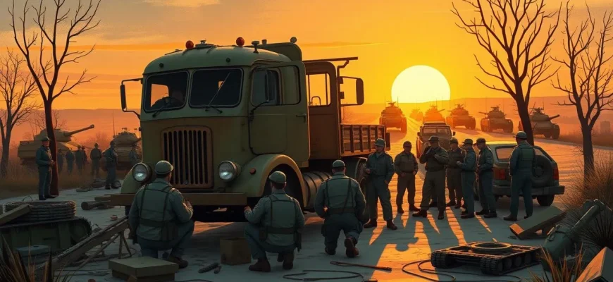 Film di guerra su meccanici e autisti militari Film di guerra su meccanici e autisti militari