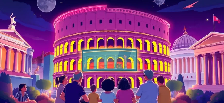 Film di famiglia sul Colosseo
