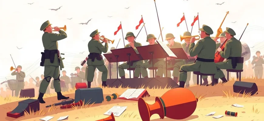 Film di guerra con orchestre militari