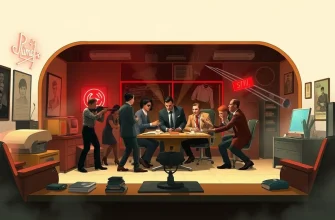 Film d’azione con scene di colloqui di lavoro