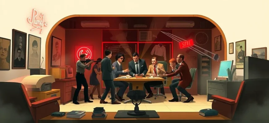 Film d’azione con scene di colloqui di lavoro