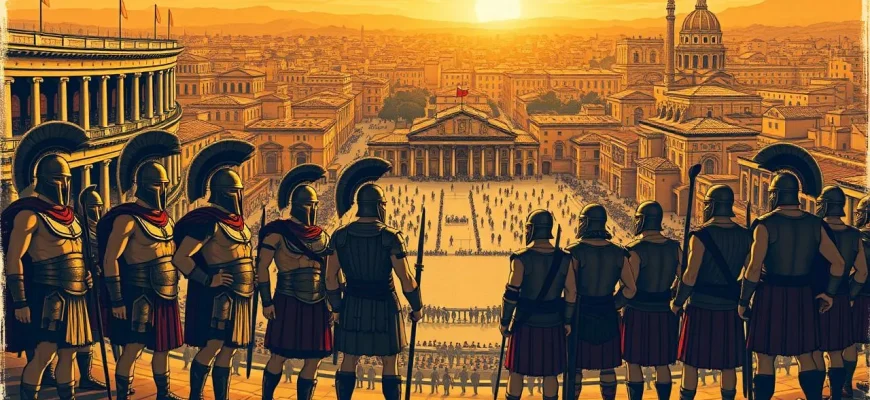 Film d’azione sui gladiatori e schiavi