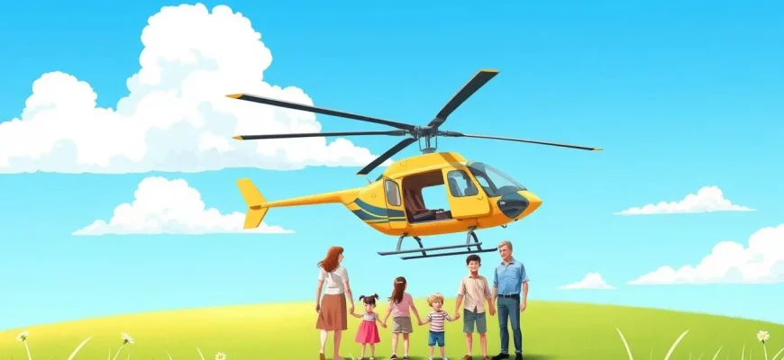 Film di famiglia con elicotteri