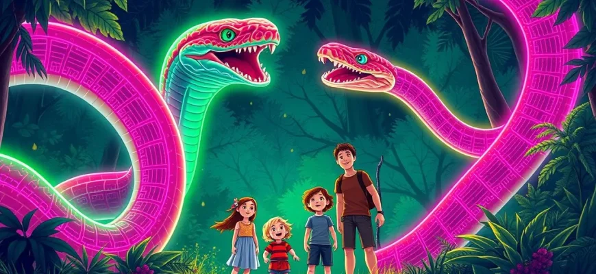 Film di famiglia con serpenti giganti