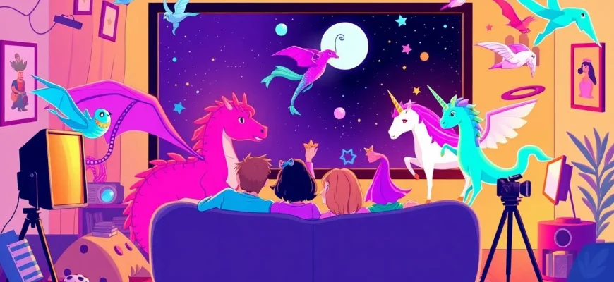 Film di famiglia con creature magiche