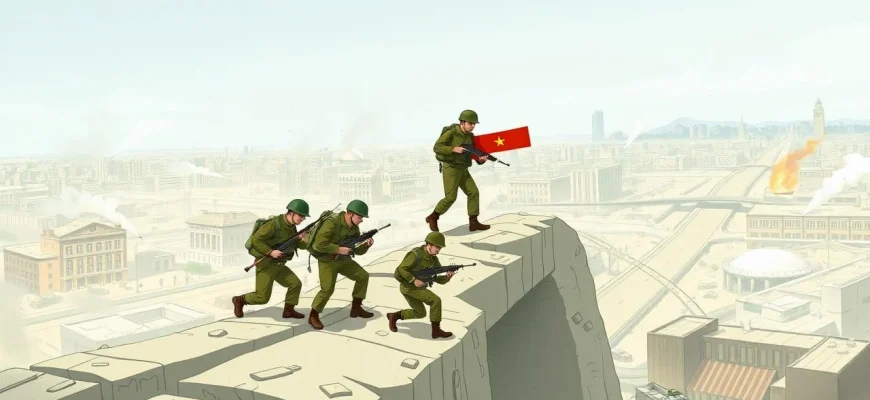 Film di guerra su ostacoli ingegneristici