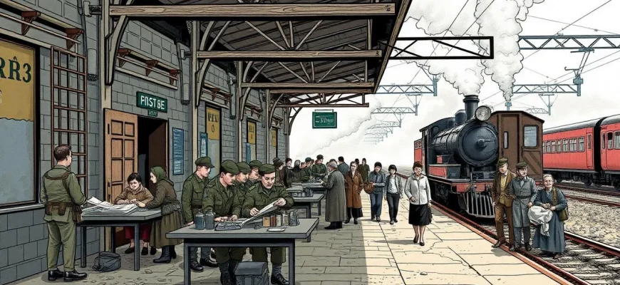 Film di guerra con stazioni ferroviarie Film di guerra con stazioni ferroviarie