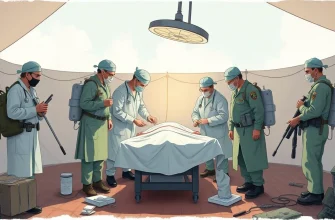 Film di guerra sulla chirurgia da campo